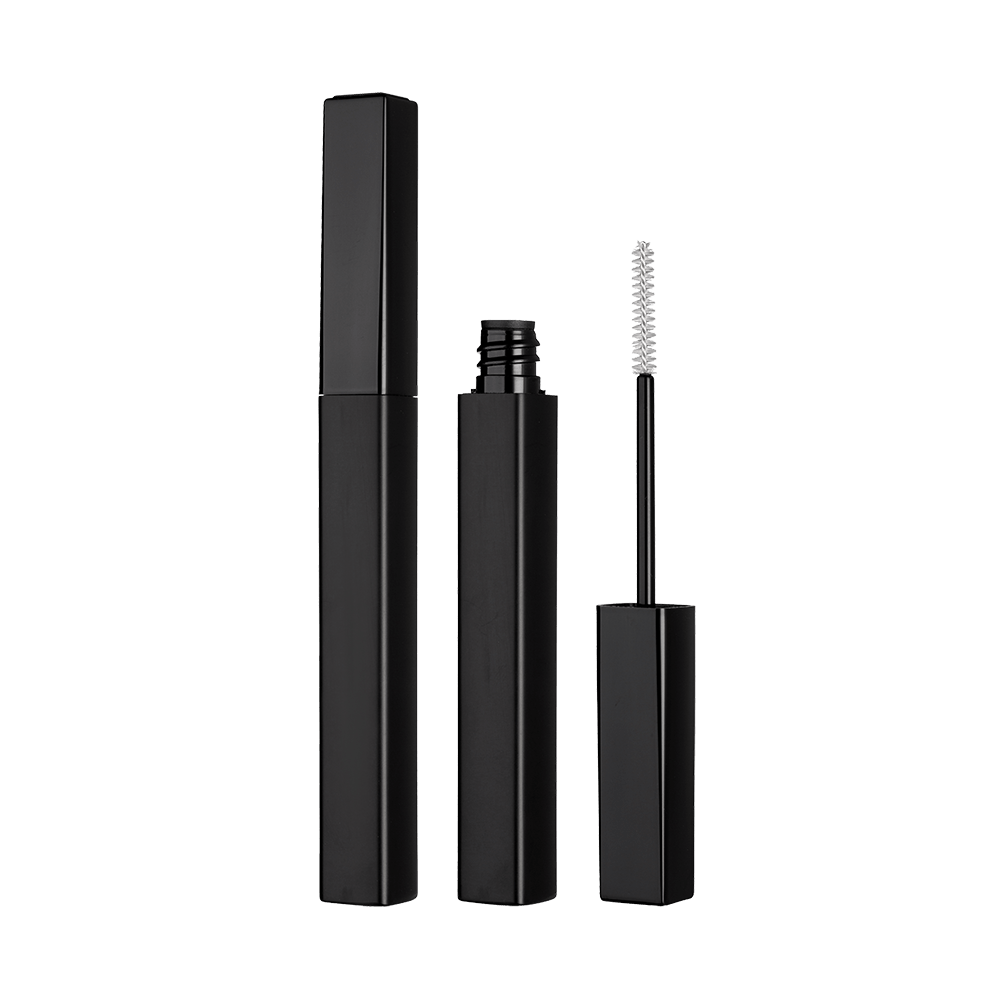 4.5ml square matte black small thin tube aluminum mascara tube HM1256