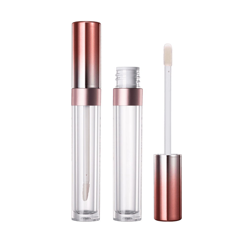 Empty lip gloss tube with shoulder