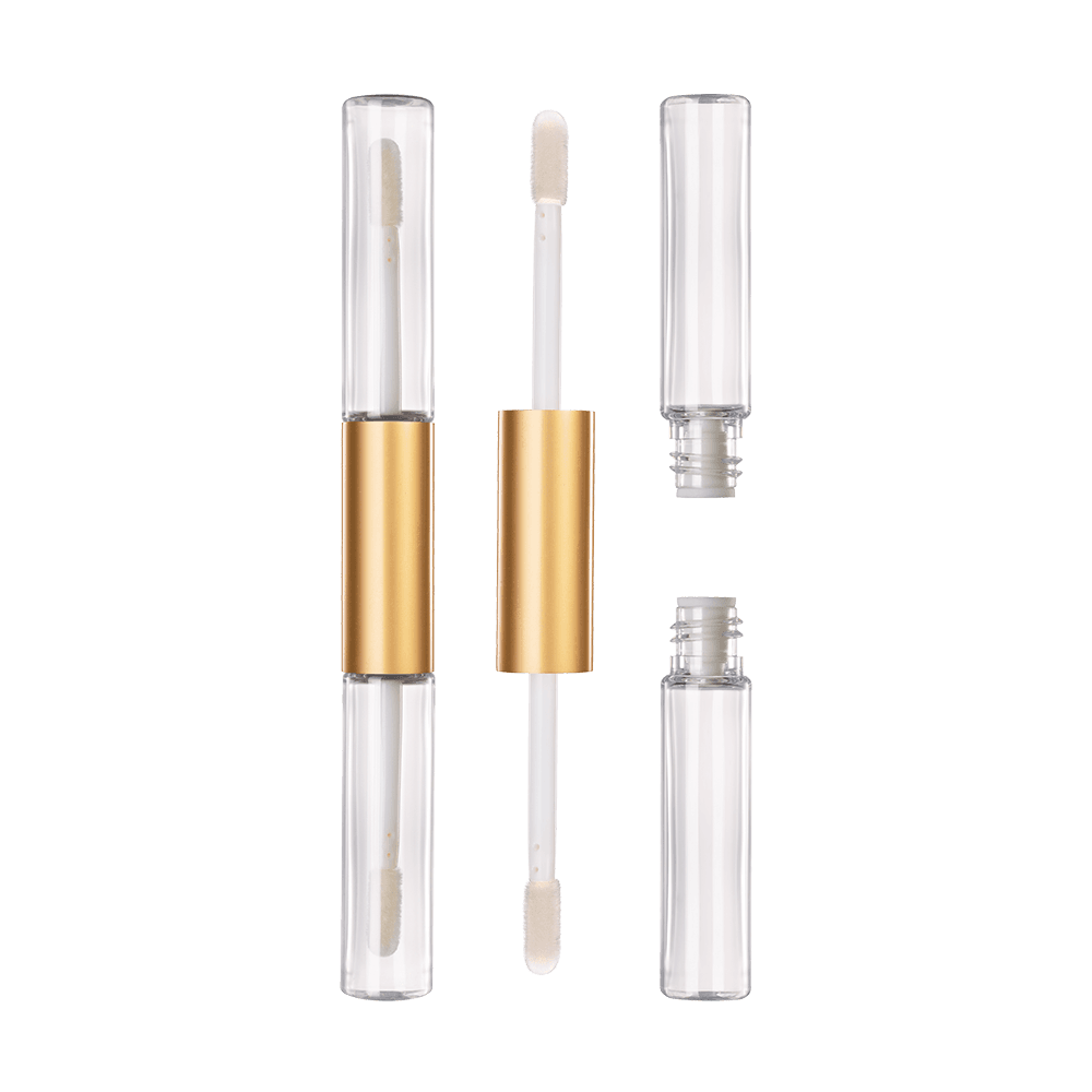 Double end lip gloss tube