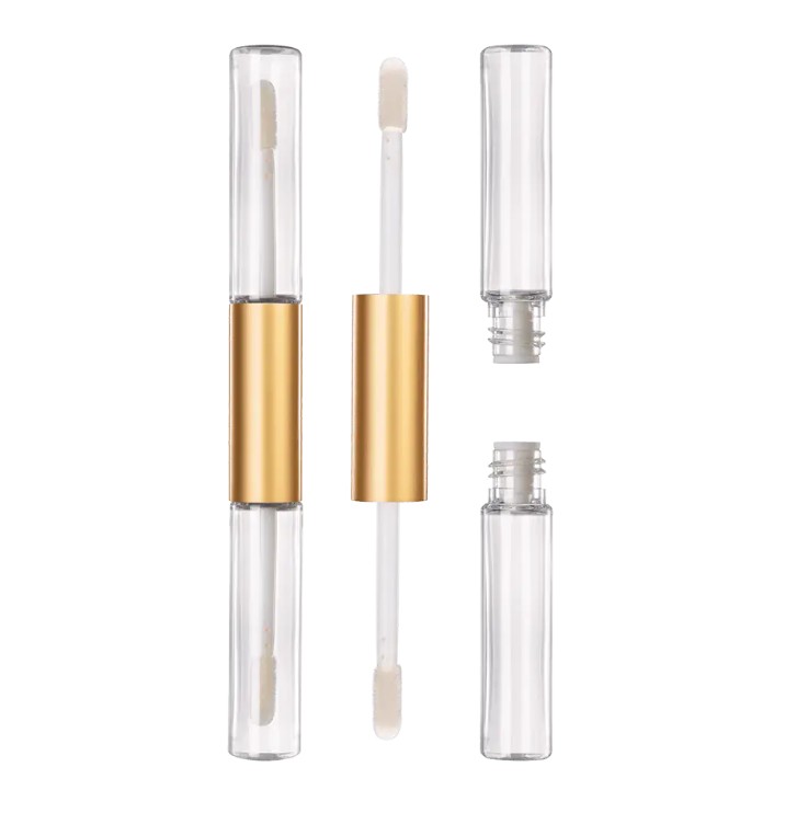 About of Double end lip gloss tube