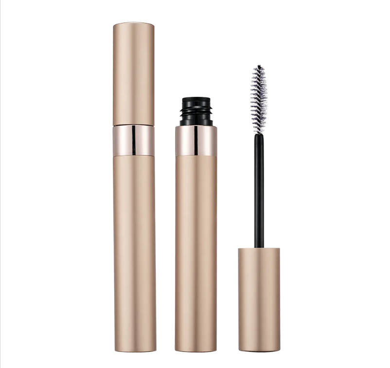 In what aspects are empty aluminum mascara tubes better than mascara tubes made of other materials?